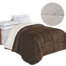 Coberdrom Edredom Sherpa Queen Casal - 2.40x2.20 - Macio e Elegante