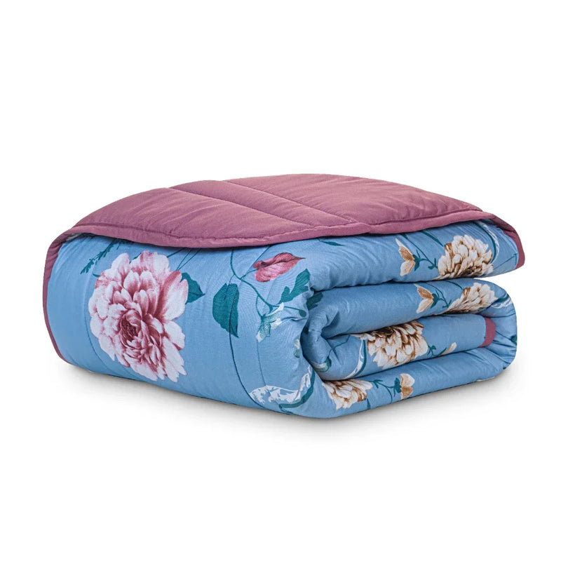 Edredom Casal Queen 01 Peça Micropercal Toque Macio 200 Fios Dupla Face