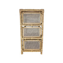 Gaveteiro Organizador Fibra Sintética Tela 3 Gavetas