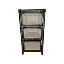 Gaveteiro Organizador Fibra Sintética Tela 3 Gavetas