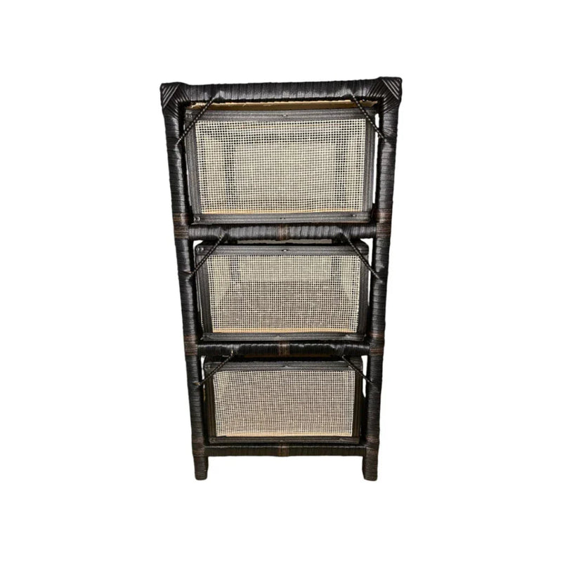 Gaveteiro Organizador Fibra Sintética Tela 3 Gavetas