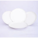 Jogo 4 Pratos Resistente Empilhável Reutilizável