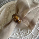 Kit 6 Guardanapos 42 cm x 42 cm Linho Misto com bainha