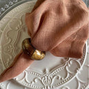 Kit 6 Guardanapos 42 cm x 42 cm Linho Misto com bainha