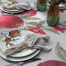 Kit 6 Guardanapos 42 cm x 42 cm Linho Misto com bainha