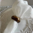 Kit 6 Guardanapos 42 cm x 42 cm Linho Misto com bainha